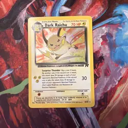 Pokemon Dark Raichu Holo TCG Card 83/82 Secret Rare, Mint Condition - Image 1