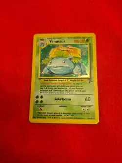 1990s Pokemon Venusaur 2nd Edition Card - Image 1