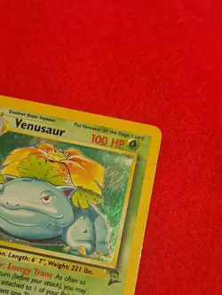 1990s Pokemon Venusaur 2nd Edition Card - Image 2