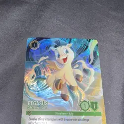 Pegasus - Gift for Hercules Disney Lorcana Foil DLC Challenge Promo Card Holo - Image 3