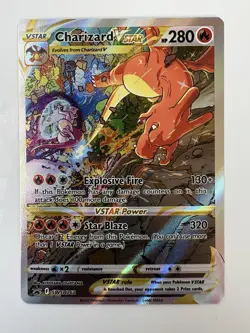 Charizard VSTAR SWSH262 Promo Full Art Pokemon Card Near Mint - Image 1