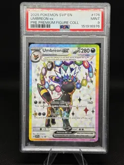 Pokemon Umbreon ex Holo Stage 1 Promo Card SVP176 SV Set PSA 9 English - Image 1
