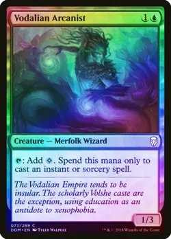 Vodalian Arcanist FOIL Dominaria NM Blue Common MAGIC GATHERING CARD ABUGames - Image 1