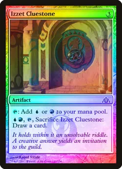 Izzet Cluestone FOIL Dragon's Maze NM Artifact Common MAGIC MTG CARD ABUGames - Image 1