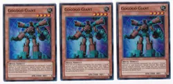 3 x Yu-Gi-Oh Card - NUMH-EN020 - GOGOGO GIANT (super rare holo) - NM/M - Image 1