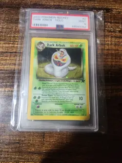 Pokemon TCG Team Rockets Dark Arbok Holo Card 2/82 PSA 9 - Image 3