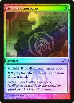 Golgari Cluestone FOIL Dragon's Maze NM Artifact Common MAGIC CARD ABUGames - Image 1