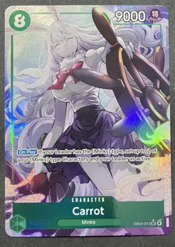 Bandai Carrot EB04-013 SR ALT ART Holo SP 9000 Character One Piece English Card - Image 1