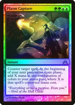 Plasm Capture FOIL Dragon's Maze HEAVILY PLD Blue Green Rare MAGIC CARD ABUGames - Image 1