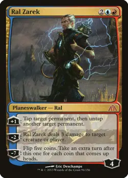 Ral Zarek Dragon's Maze NM Blue Red Rare MAGIC THE GATHERING MTG CARD ABUGames - Image 1