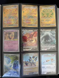 Pokemon TCG Binder Collection MODERN, IR, SIR, EX, V, VMAX, PROMOS (200+ Cards) - Image 1
