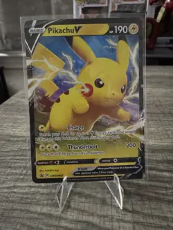 Pikachu V Promo SWSH061 Pokemon Card NM - Image 1
