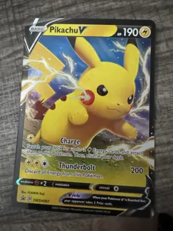 Pikachu V Promo SWSH061 Pokemon Card NM - Image 3