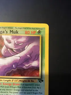 Koga's Muk 26/132 Gym Challenge Rare Pokemon Card - Image 4