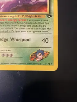 Koga's Muk 26/132 Gym Challenge Rare Pokemon Card - Image 5