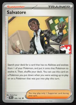 Pokemon Salvatore - 160/162 Prize Pack Series Cards Non-Holo Pack Fresh - NM - Image 1