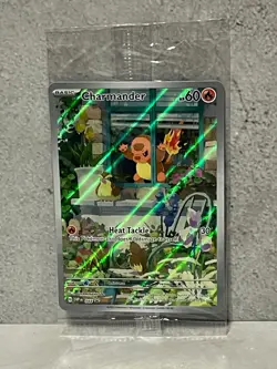 Pokemon TCG Obsidian Flames Charmander #044 SVP Black Star Promo Card, Sealed - Image 1