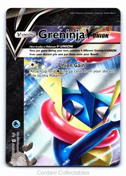 Greninja V-Union SWSH155 - 158 - SWSH Black Star Promos - Pokemon Cards - Image 2