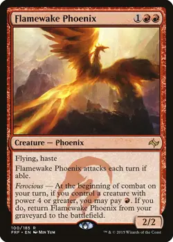 Flamewake Phoenix Fate Reforged NM Red Rare MAGIC THE GATHERING CARD ABUGames - Image 1