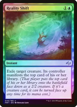 Reality Shift FOIL Fate Reforged PLD Blue Uncommon MAGIC MTG CARD ABUGames - Image 1