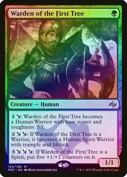 Warden of the First Tree FOIL Fate Reforged PLD Mythic Rare CARD ABUGames - Image 1