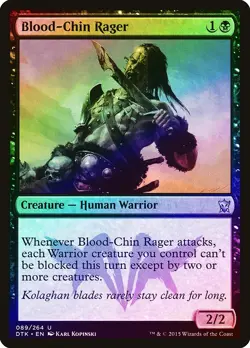 Blood-Chin Rager FOIL Dragons of Tarkir NM Black Uncommon MAGIC CARD ABUGames - Image 1