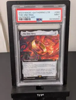 PSA 9 2023 Magic: The Gathering LTR The One Ring Extended Art #380 - Image 1