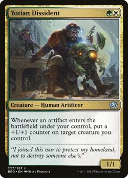 NM Foil Yotian Dissident, MTG, The Brothers' War, Magic the Gathering, 227 - Image 1