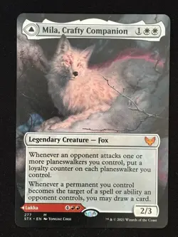1x MTG Mila, Crafty Companion (Borderless) - Strixhaven: School of Mages (STX) - Image 1