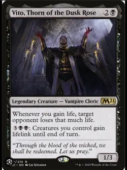 Vito, Thorn of the Dusk Rose Core Set 2021 Foil - Image 1