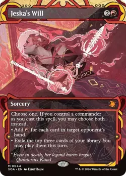 Jeska's Will Borderless Secrets of Strixhaven NM MTG - Image 1