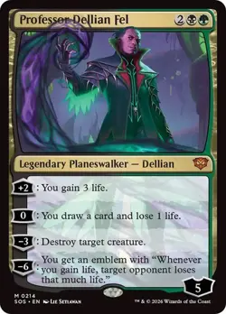 NM Professor Dellian Fen, MTG, Secrets of Strixhaven, Magic the Gathering, 214 - Image 1