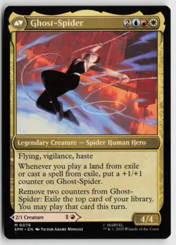 Gwen Stacy 78 Mythic Marvel's Spider-Man Magic: The Gathering Near Mint - Image 2