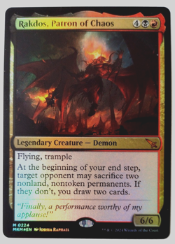 Rakdos, Patron of Chaos - Murders at Karlov Manor (MKM) FOIL - EN - M 0224 - Image 1
