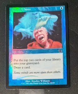 MTG *FOIL* Judgement Common MENTAL NOTE NM - Image 2
