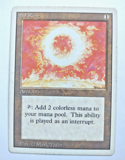 Sol Ring Revised Edition MTG Magic Artifact 3rd Edition LP - Image 1