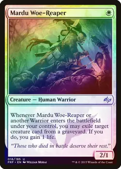 Mardu Woe-Reaper FOIL Fate Reforged NM White Uncommon MAGIC MTG CARD ABUGames - Image 1