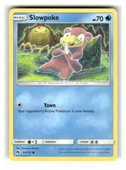 Slowpoke 54/214 Common Lost Thunder Pokemon Lightly Played - Image 1