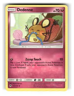 Dedenne 142/214 Uncommon Lost Thunder Pokemon Lightly Played - Image 1