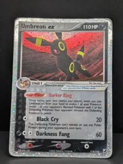 Umbreon ex - 112/115 Unseen Forces - Holo Ultra Rare - Pokemon TCG - Nintendo HP - Image 3