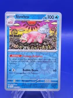 043/198 Slowbro Reverse Holo Rare Scarlet and Violet Pokemon TCG - Image 1