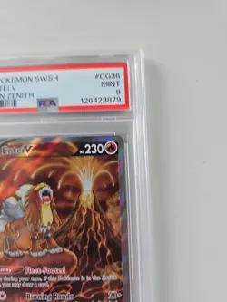 2023 Pokemon SWSH Entei v Crown Zenith #GG36 PSA 9 - Image 4