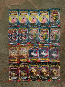 Pokemon ‘Lot of 20’ Packs Surging Sparks Journey Together Perfect Order - Image 1
