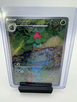 Pokemon Ivysaur Scarlet & Violet 151 Illustration Rare Holo 167/165 100 HP - Image 1