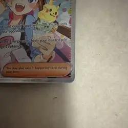 Pokemon Rosa's Encouragement 123/088 Trainer Full Art Holo 2019 English - Image 2