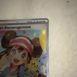 Pokemon Rosa's Encouragement 123/088 Trainer Full Art Holo 2019 English - Image 5