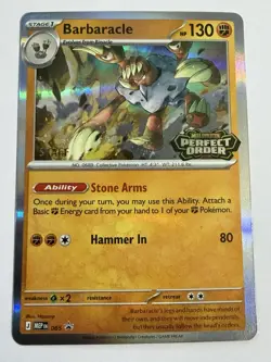 Barbaracle 065 Staff Promo - Pokemon TCG - Perfect Order Prerelease - Image 1