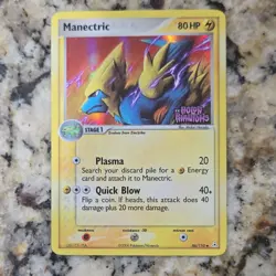 Pokemon Manectric Uncommon Reverse Holo 80HP EX Holon Phantoms 46/110 2006 - Image 1
