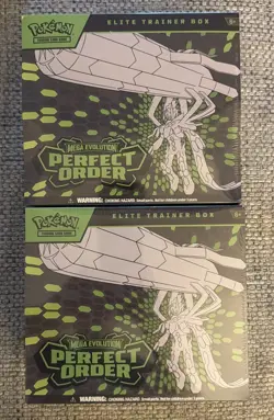 Lot of 2 Pokemon TCG: Perfect Order Pokemon Center Elite Trainer Box (ETB) - Image 1