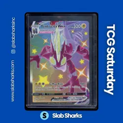 2021 POKEMON SWSH SHINING FATES #SV113/SV122 TOXTRICITY VMAX SHINY VAULT RARE - Image 1